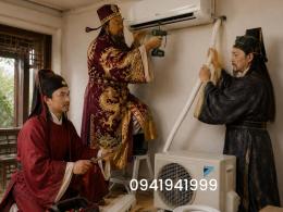 Điều hoà cũ bao công lắp đặt nhanh