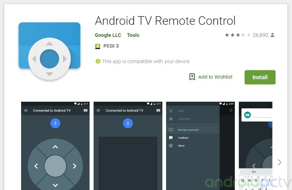 Android TV Remote Control