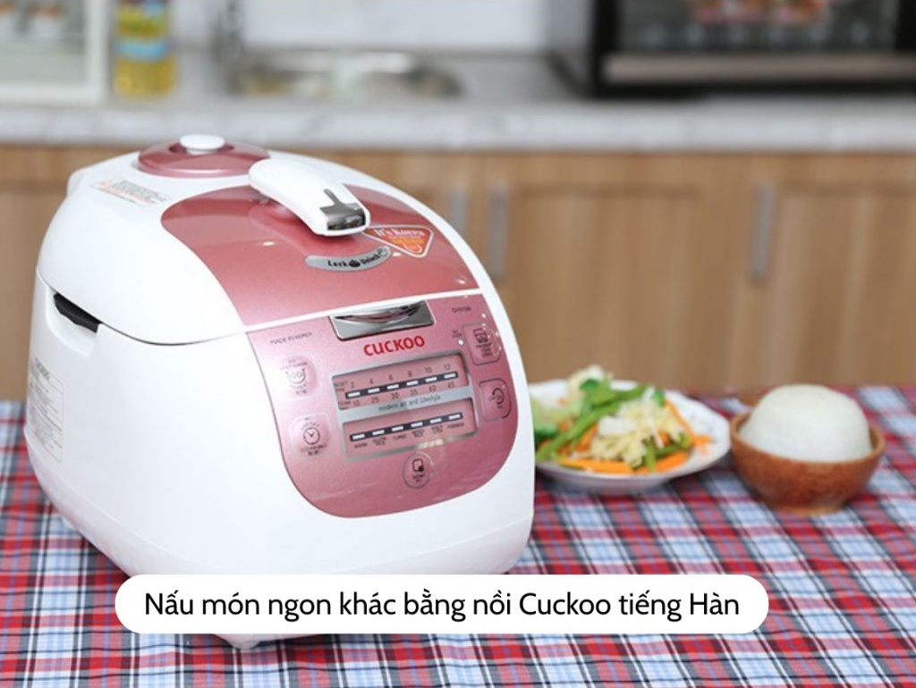 Nấu món ngon khác bằng nồi Cuckoo tiếng Hàn