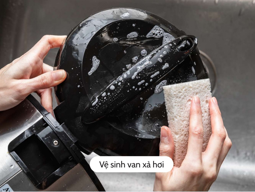Vệ sinh van xả hơi