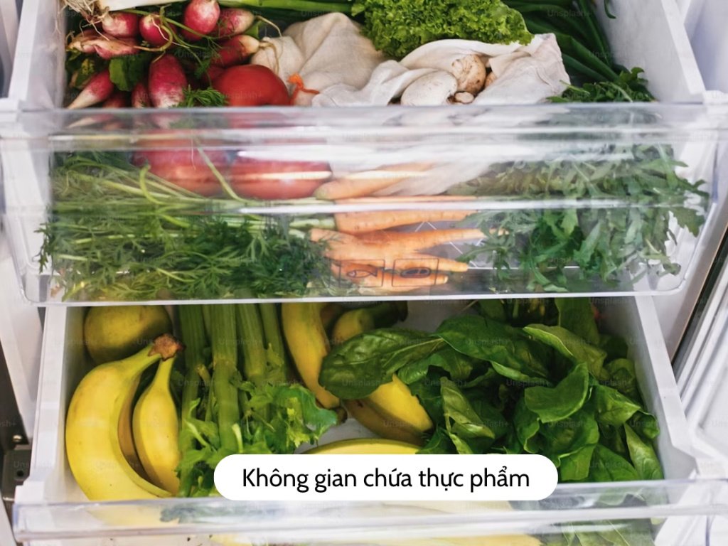 Không gian chứa thực phẩm