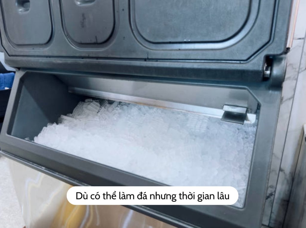 Dù có thể làm đá nhưng thời gian lâu