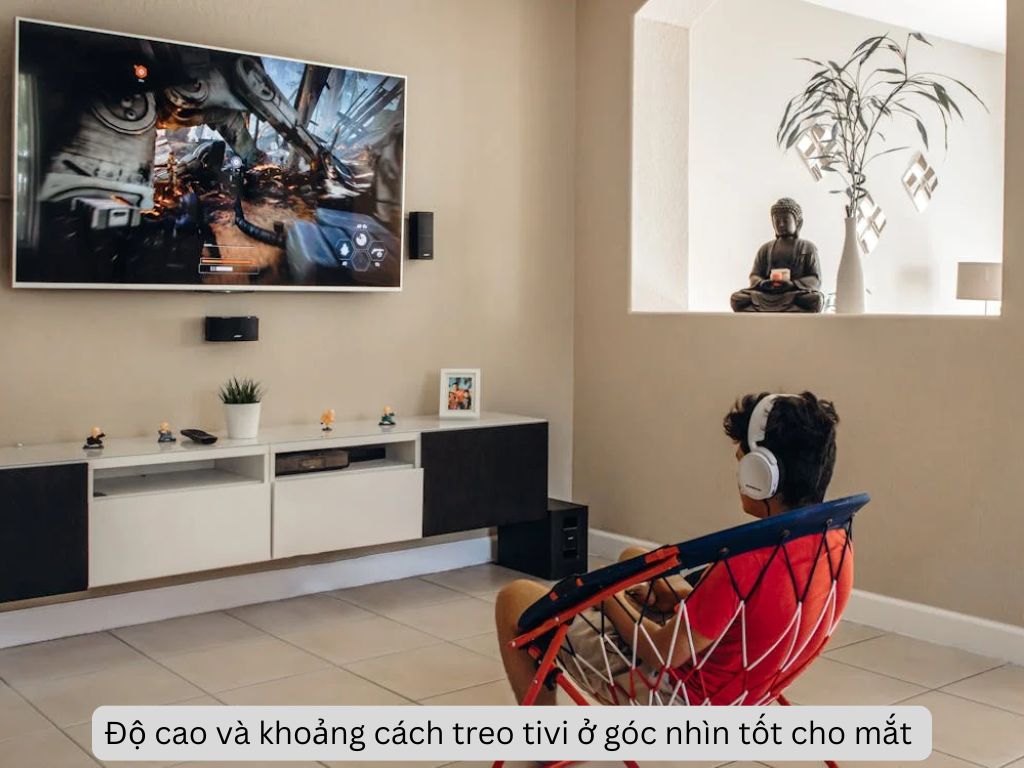 Tivi treo tường nâng cao chất lượng xem