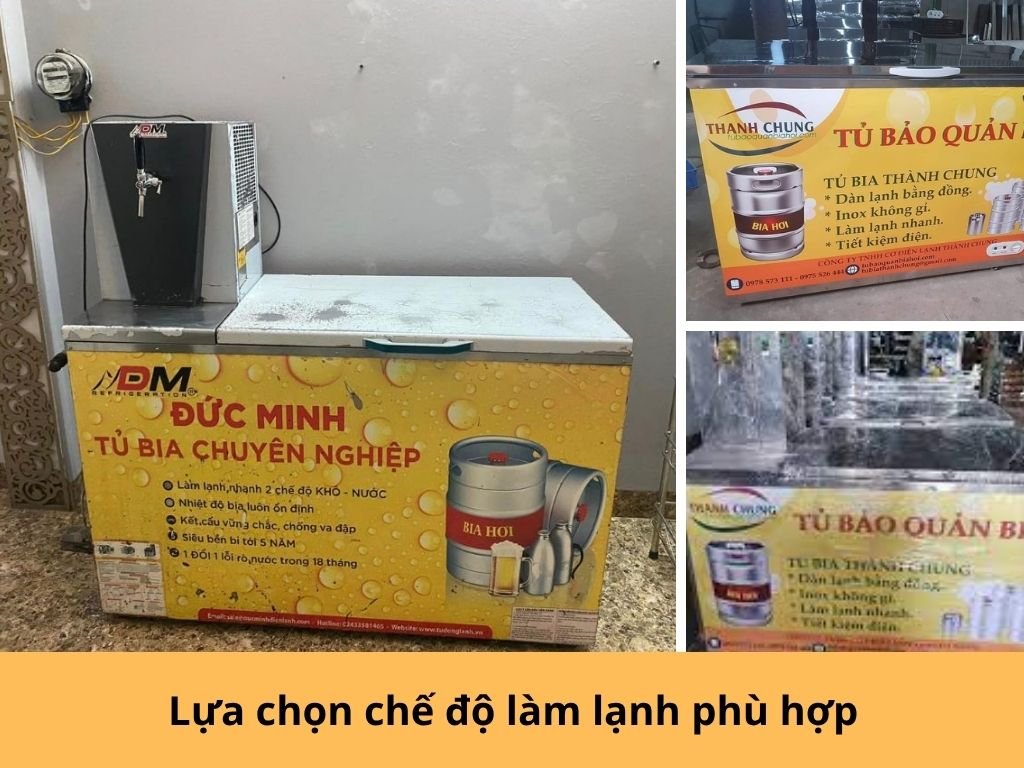 Các chế độ bảo quản thường thấy của tủ bia tươi