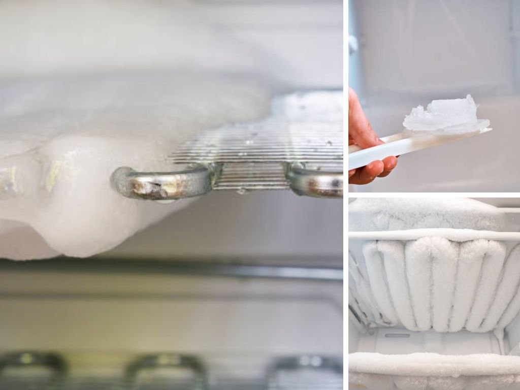 Xả đá nhẹ sau vài tuần sử dụng