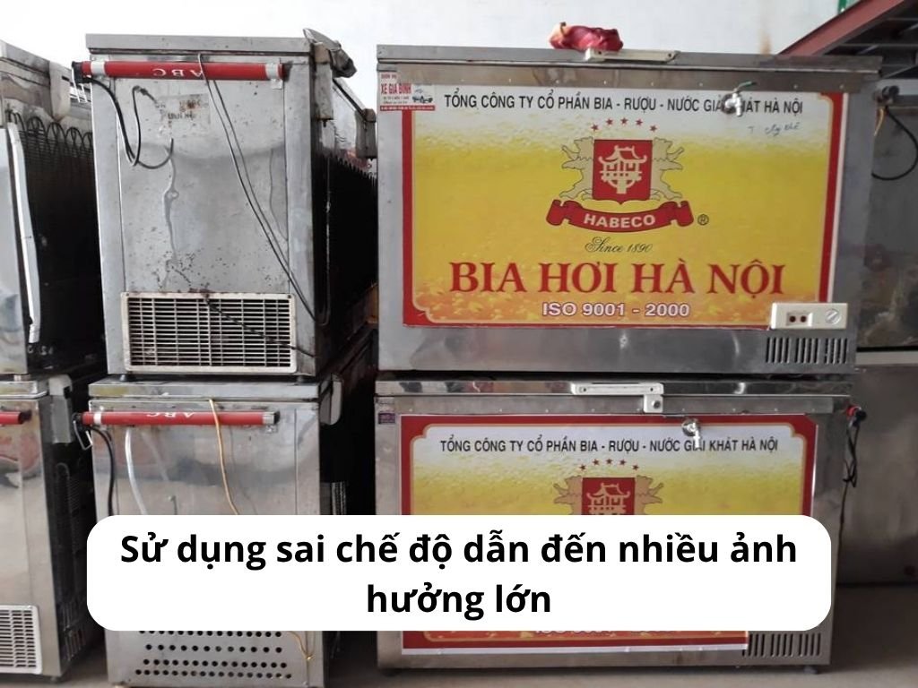 Sử dụng sai chế độ dẫn đến nhiều ảnh hưởng lớn