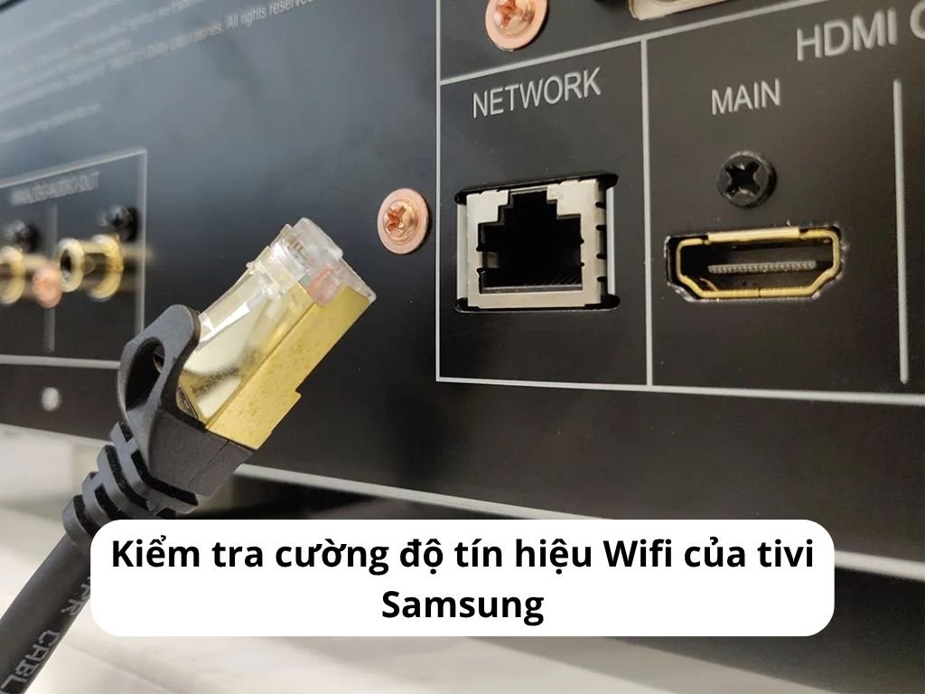 Có thể kết nối tivi với mạng Wifi trực tiếp bằng dây Ethernet