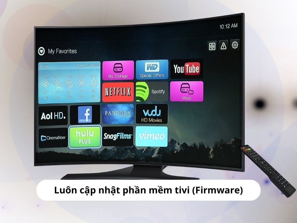 Luôn cập nhật phần mềm tivi (Firmware)